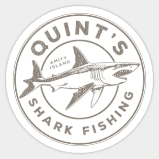 Quint's Shark Fishing Sticker